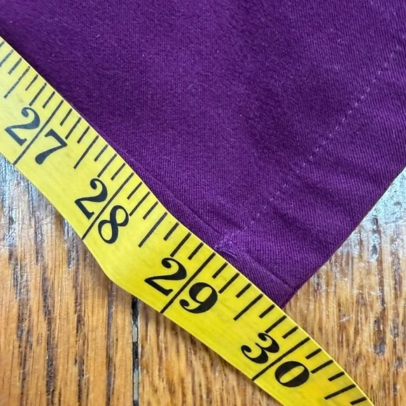 Bob Mackie Wearable Art vintage purple pants set. Embroidered.Zip front. Size XL - Picture 8 of 15